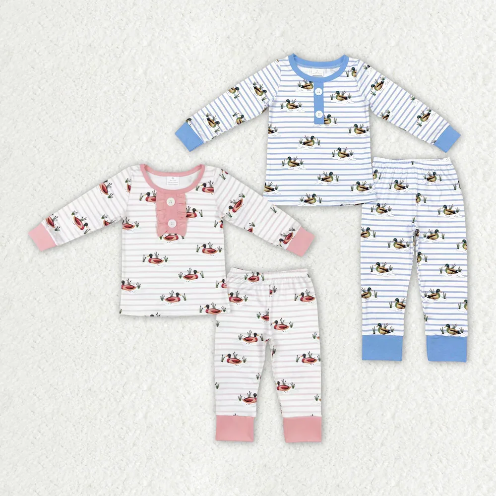 BLP0554 Wholesale New Arrival baby boy clothes Duck long sleeve pant pajama set Spring Mtach Boutique kids clothes girl sets
BLP0554 Wholesale New Arrival baby boy clothes Duck long sleeve pant pajama set Spring Mtach Boutique kids clothes girl sets