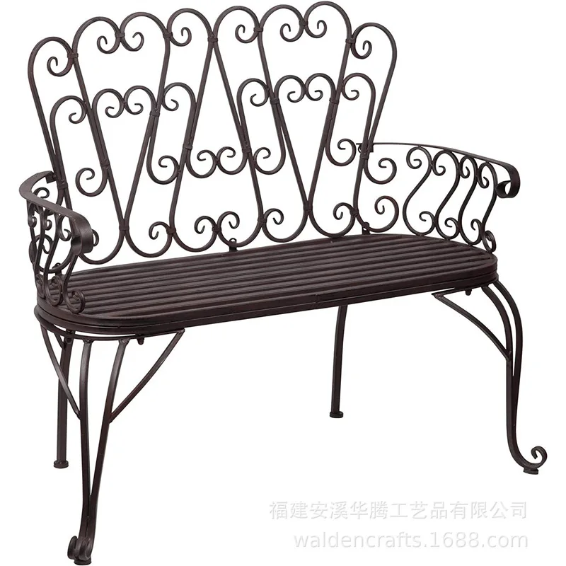 European new park chair props outdoor decoration ornament bench chair leisure garden outdoor balcony wrought iron sofa
European new park chair props outdoor decoration ornament bench chair leisure garden outdoor balcony wrought iron sofa