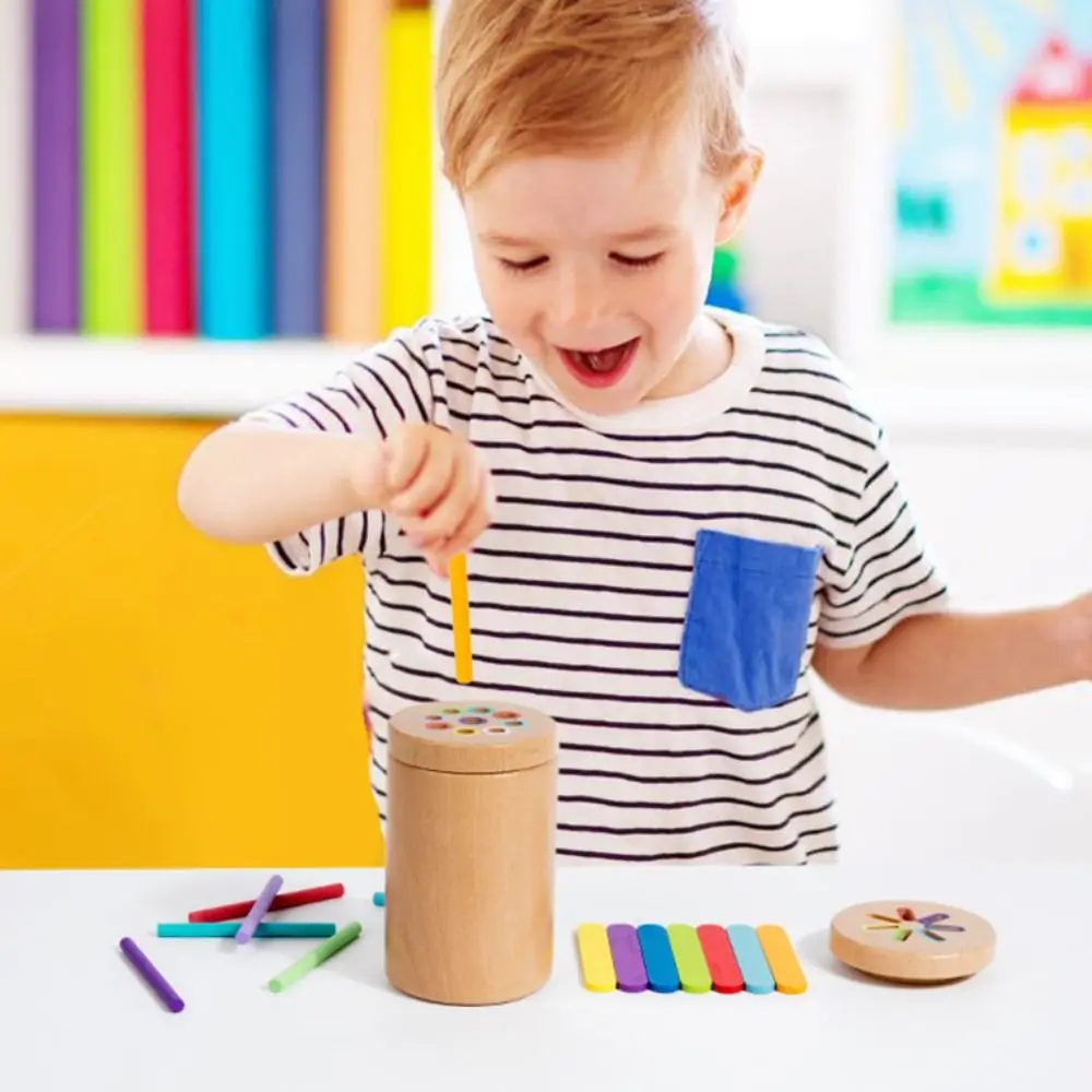 Colourful Sticks Wooden Stick Board Game Educational Counting Montessori Ball Dropping Game High-quality Fine Motor Development
Colourful Sticks Wooden Stick Board Game Educational Counting Montessori Ball Dropping Game High-quality Fine Motor Development