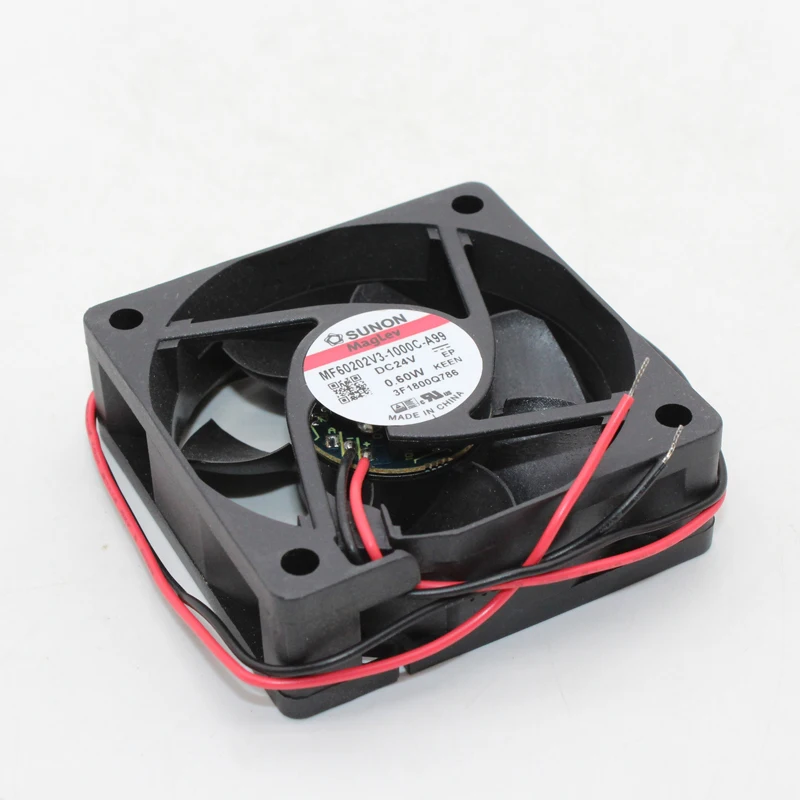 Quiet 60mm 3D Printer Fan MF60202V3-1000C-A99 New For Sunon 6020 24V 6cm Fan Ultra-Quiet Cooling Fan 60X60X20mm
Quiet 60mm 3D Printer Fan MF60202V3-1000C-A99 New For Sunon 6020 24V 6cm Fan Ultra-Quiet Cooling Fan 60X60X20mm