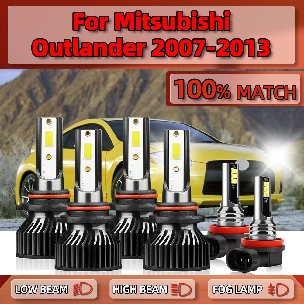 Canbus LED Headlights 60000LM Auto Headlamps Bulbs 12V Car Fog Lamp For Mitsubishi Outlander 2007 2008 2009 2010 2011 2012 2013
Canbus LED Headlights 60000LM Auto Headlamps Bulbs 12V Car Fog Lamp For Mitsubishi Outlander 2007 2008 2009 2010 2011 2012 2013