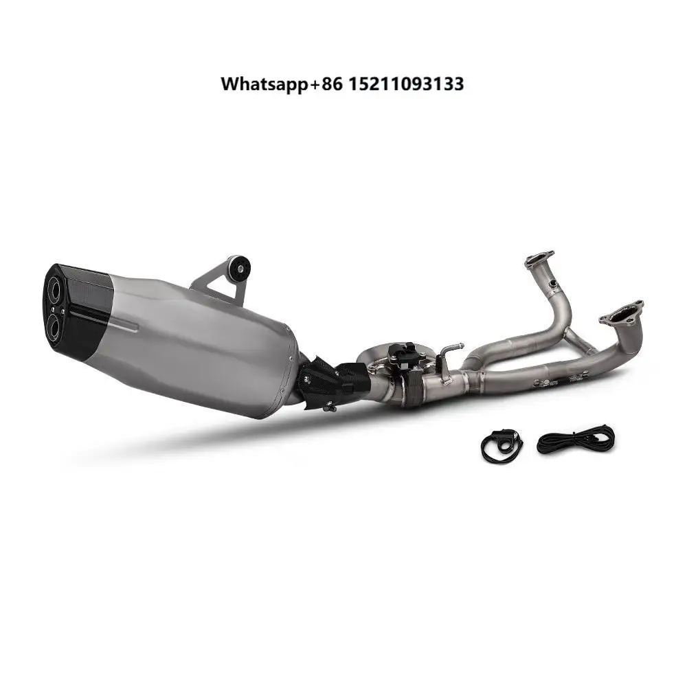 Full Titanium Alloy Motorcycle Exhaust System Muffler R1200GS/R1250GS R1250 GS Adventure Edition Real Carbon Fiber Muffler
Full Titanium Alloy Motorcycle Exhaust System Muffler R1200GS/R1250GS R1250 GS Adventure Edition Real Carbon Fiber Muffler