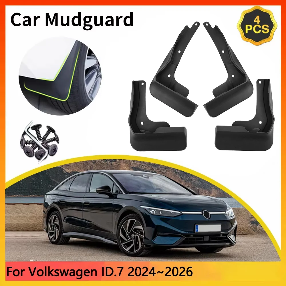 For Volkswagen ID.7 2024~2026 2025 liftback Car Mudguards Mudflap Mudguard Splash Guards Mud Flaps Fender accessories Auto soil
For Volkswagen ID.7 2024~2026 2025 liftback Car Mudguards Mudflap Mudguard Splash Guards Mud Flaps Fender accessories Auto soil