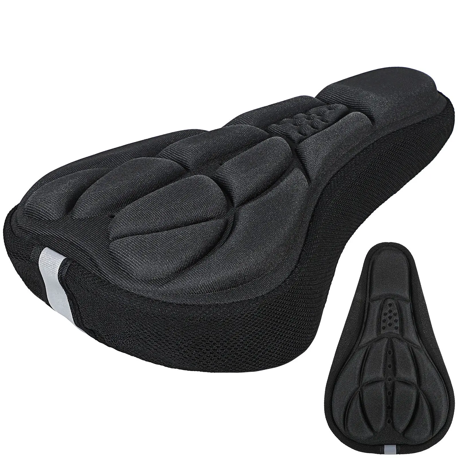 2 Bicycle Seat Covers Black Comfortable Padded Seat Cushions for Mountain Bikes Ergonomic Design Breathable Cycling Accessories
2 Bicycle Seat Covers Black Comfortable Padded Seat Cushions for Mountain Bikes Ergonomic Design Breathable Cycling Accessories