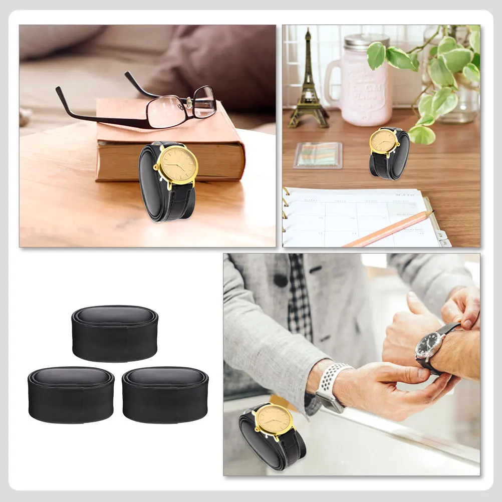 3 pcs Watch Pillows Pu Soft Cushion For Watch Bracelet Jewelry Display Storage Holder Bangle Chain Support Pad
3 pcs Watch Pillows Pu Soft Cushion For Watch Bracelet Jewelry Display Storage Holder Bangle Chain Support Pad