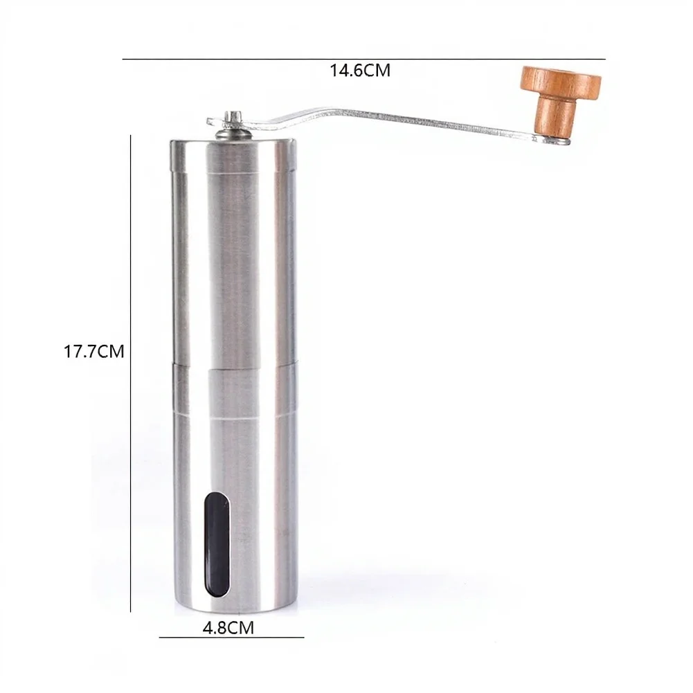 Hand Coffee Grinder Stainless Steel Portable for For home Travel Use Manual Crank Adjustable Grind for Fresh Ground Beans
Hand Coffee Grinder Stainless Steel Portable for For home Travel Use Manual Crank Adjustable Grind for Fresh Ground Beans