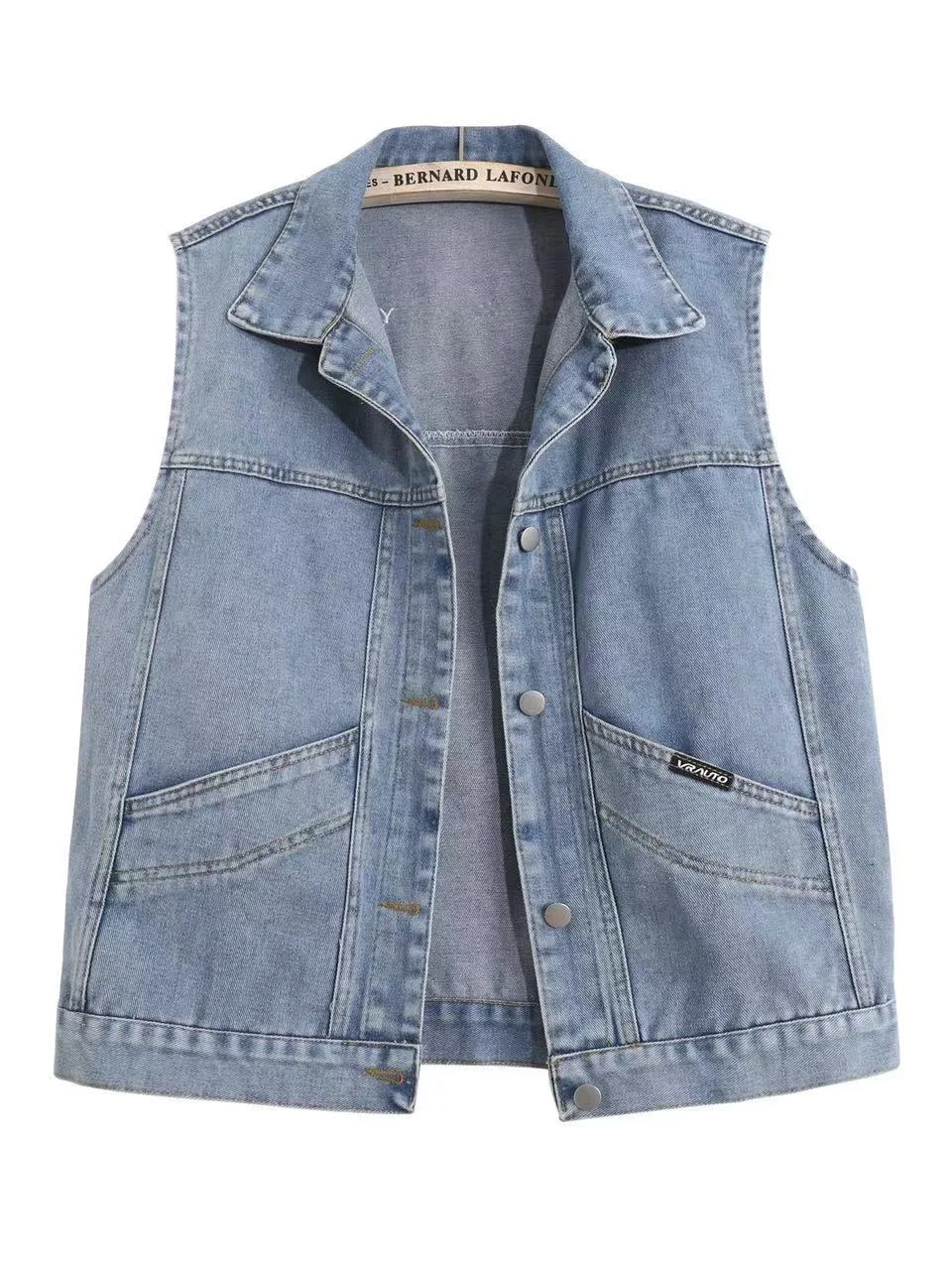 Sli Korean Version Denim Jaet Women's Outerwear Spring Autumn New Faion Youthful oulder Bared Vest Trendy
Sli Korean Version Denim Jaet Women's Outerwear Spring Autumn New Faion Youthful oulder Bared Vest Trendy