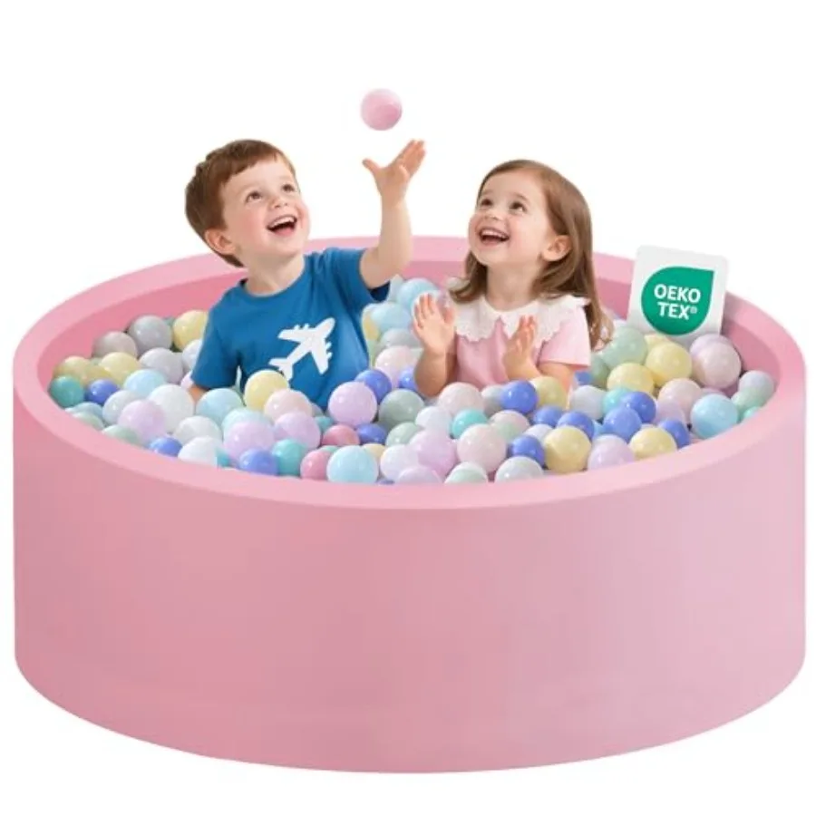 Ball Pit for Toddlers 47.24''x15.75'' Baby Ball Pit Soft Foam Ball Pits Round Lagre Ball Pits Indoor and Outdoor Game Play Ball
Ball Pit for Toddlers 47.24''x15.75'' Baby Ball Pit Soft Foam Ball Pits Round Lagre Ball Pits Indoor and Outdoor Game Play Ball