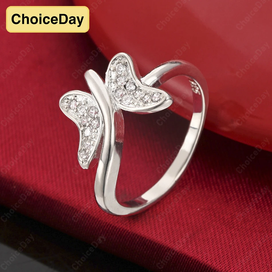 ChoiceDay 925 Sterling Silver 7/8/9/10 Exquisite Butterfly Ring Women Wedding Gift Accessories Jewelry 
ChoiceDay 925 Sterling Silver 7/8/9/10 Exquisite Butterfly Ring Women Wedding Gift Accessories Jewelry