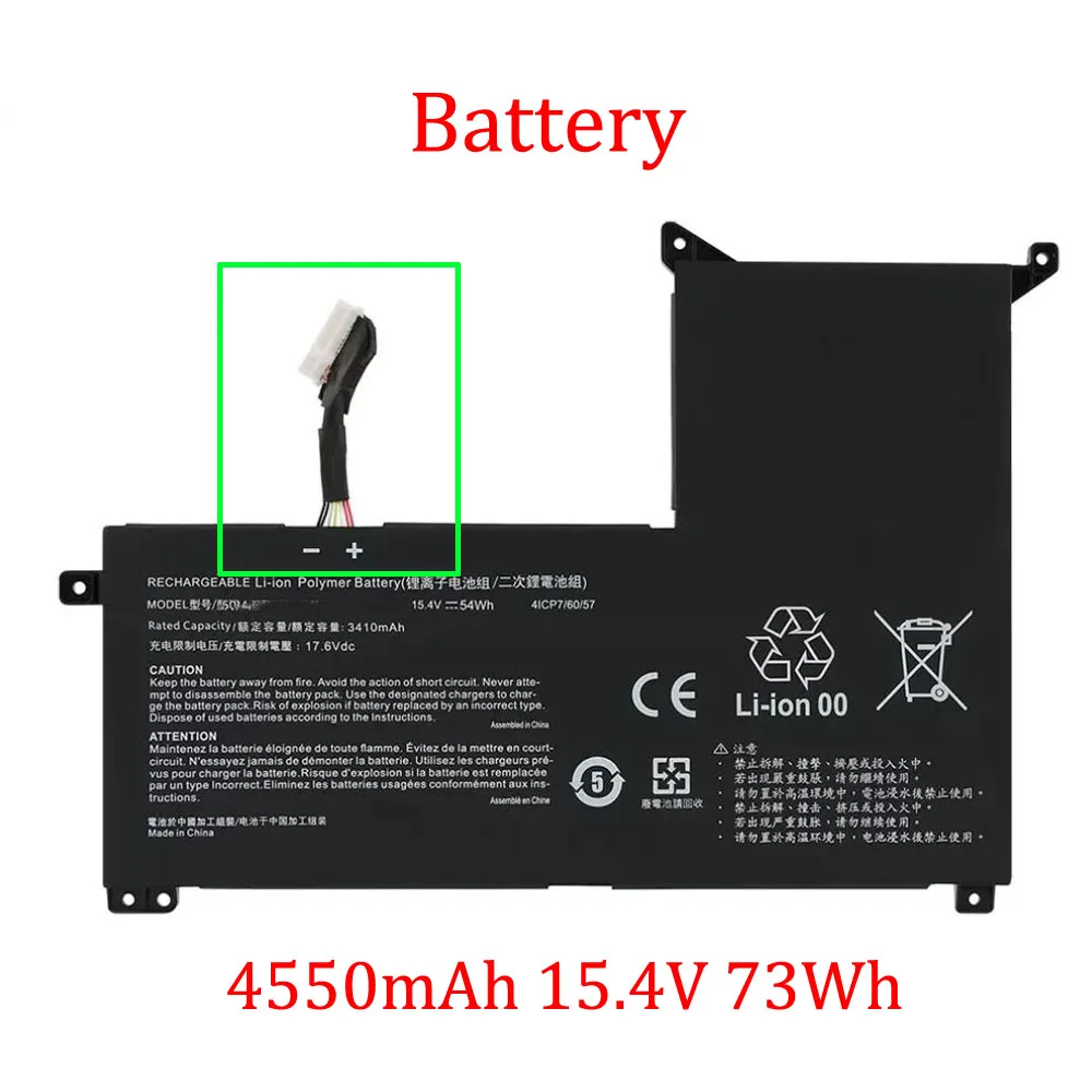 Laptop Battery For NP50BAT-4-73 6-87-NP5SS-73A01 6-87-NP5SS-71M01 6-87-NP5SS-74A00 15.4V 73Wh 4550MAh 9PIN 9Lines New
Laptop Battery For NP50BAT-4-73 6-87-NP5SS-73A01 6-87-NP5SS-71M01 6-87-NP5SS-74A00 15.4V 73Wh 4550MAh 9PIN 9Lines New