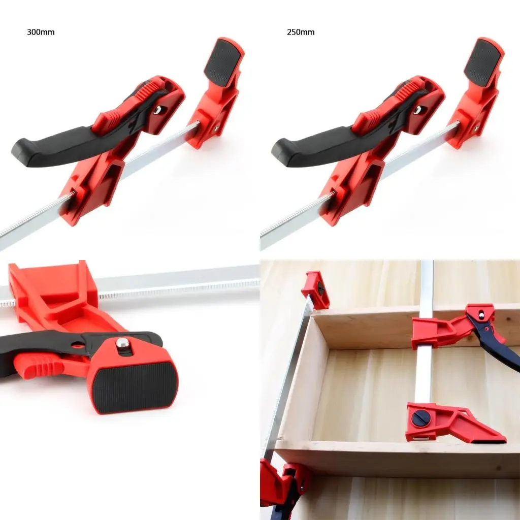 Quick Release Grip F Clamps Ratchet Bar Clamps Bar Clamps One-Handed Quick Release Grip Bar Clamp for Woodworking high quality
Quick Release Grip F Clamps Ratchet Bar Clamps Bar Clamps One-Handed Quick Release Grip Bar Clamp for Woodworking high quality