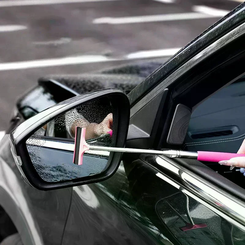 Car Rearview Mirror Wiper, Telescopic Squeegee For Auto Glass, Portable Water Cleaner Rod, Mini Automotive Cleaning Tool
Car Rearview Mirror Wiper, Telescopic Squeegee For Auto Glass, Portable Water Cleaner Rod, Mini Automotive Cleaning Tool