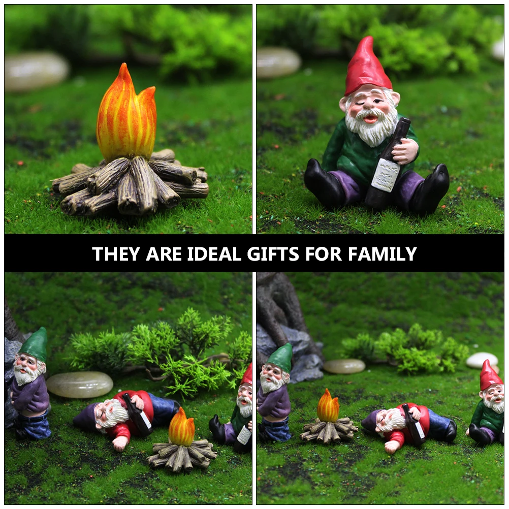 4 Pcs Resin Dwarf Figurine Cartoon Fairy Garden naments Home Decor Statue Miniature Accessories Small Art Crafts
4 Pcs Resin Dwarf Figurine Cartoon Fairy Garden naments Home Decor Statue Miniature Accessories Small Art Crafts