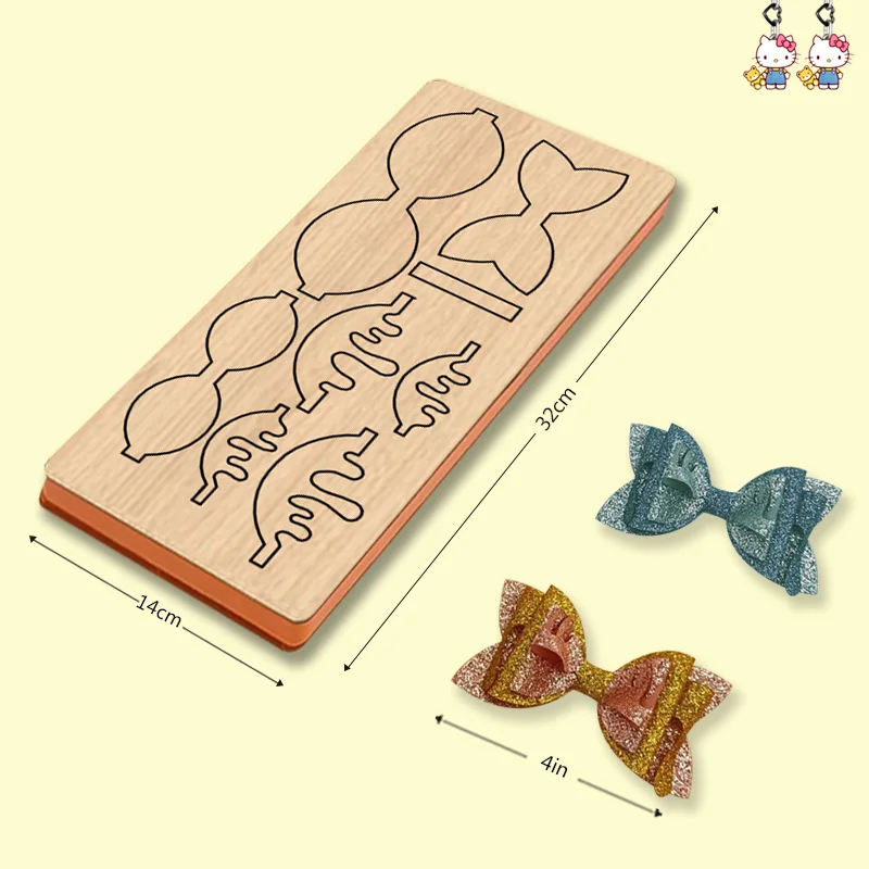 Xx06 4-inch Multi-Layer Hollow Bow Hair Clip Wooden Cutting Dies Suitable For Most Cutting Machines
Xx06 4-inch Multi-Layer Hollow Bow Hair Clip Wooden Cutting Dies Suitable For Most Cutting Machines