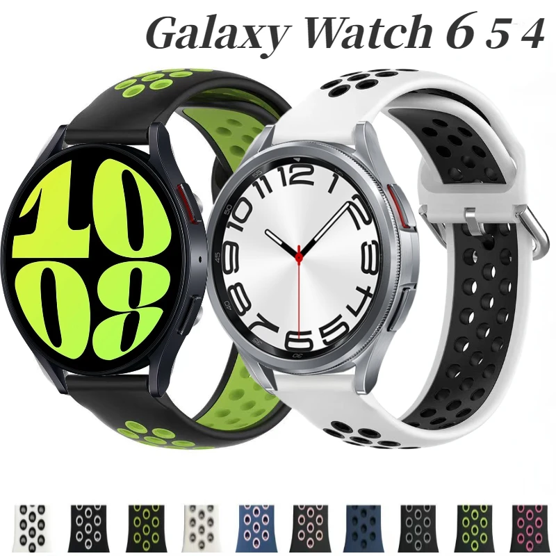 20MM Silicone Strap for Samsung Watch Galaxy 6 5 4 44mm 40mm Bracelet Wristband belt Watch 4 6 Classic 43mm 47mm 5 Pro 45mm band
20MM Silicone Strap for Samsung Watch Galaxy 6 5 4 44mm 40mm Bracelet Wristband belt Watch 4 6 Classic 43mm 47mm 5 Pro 45mm band