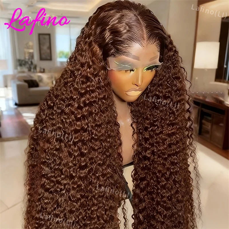 Chocolate Brown 13x4 Lace Frontal Wig Deep Curly Human Hair #4 Water Wave Wigs 13x6 Lace Front Wigs Pre Plucked Ready To Go
Chocolate Brown 13x4 Lace Frontal Wig Deep Curly Human Hair #4 Water Wave Wigs 13x6 Lace Front Wigs Pre Plucked Ready To Go