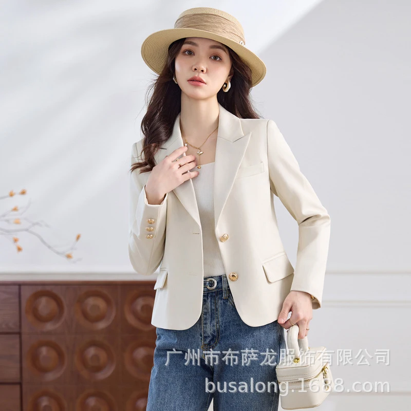 New style blazer with a business vibe, women's long-sleeve professional suit, formal dress, women's skirt suit, workwear8741
New style blazer with a business vibe, women's long-sleeve professional suit, formal dress, women's skirt suit, workwear8741