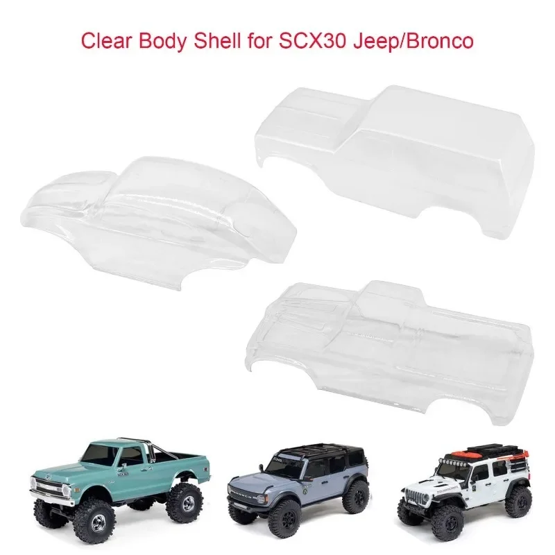 Clear Body 1pcs For Axial 1/30 SCX30 RC Car
Clear Body 1pcs For Axial 1/30 SCX30 RC Car