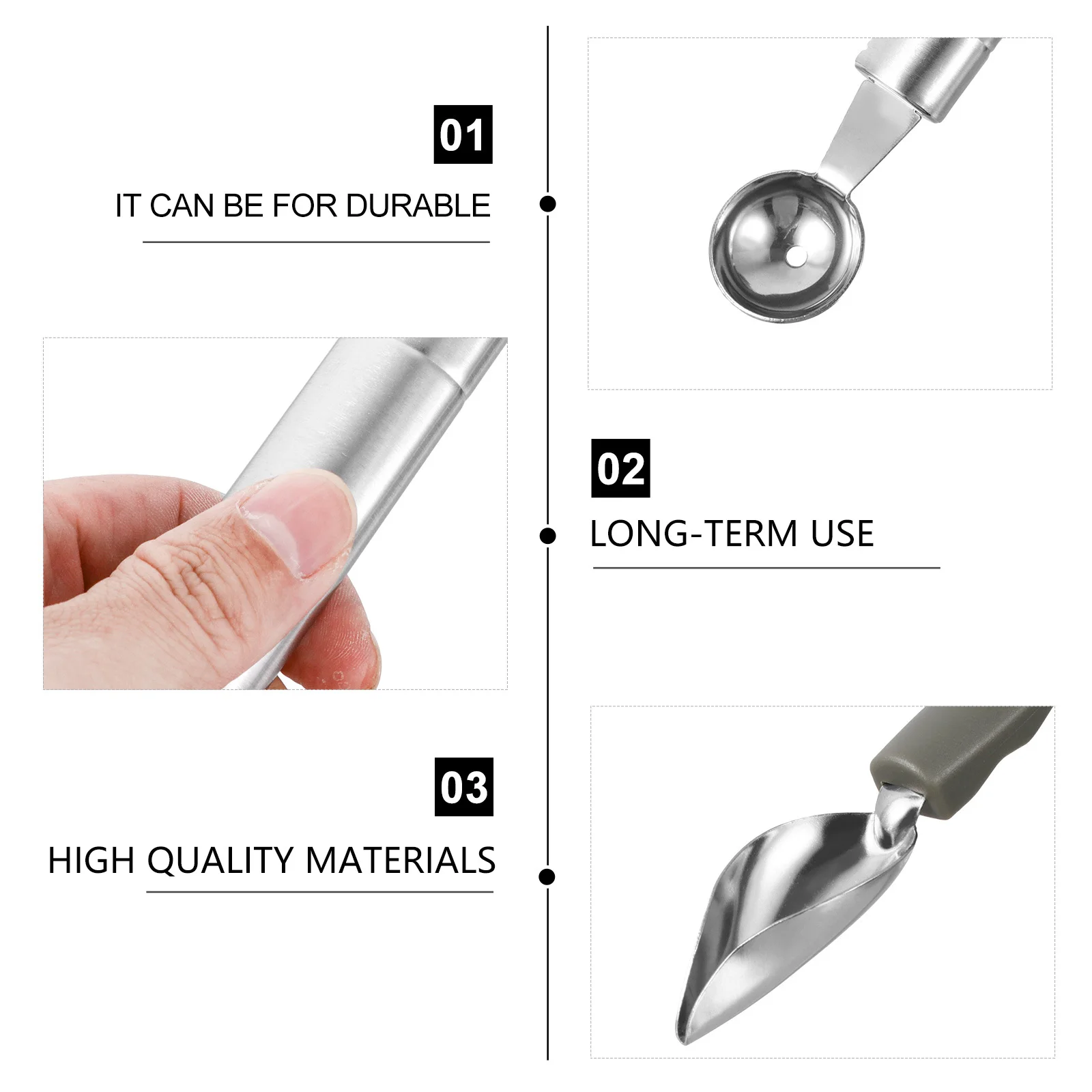 3pcs Stainless Steel Decorating Spoon Set Lightweight Anti-Rust Baking Art Tool For Cake Coffee Sauce Plating Painting Culinary
3pcs Stainless Steel Decorating Spoon Set Lightweight Anti-Rust Baking Art Tool For Cake Coffee Sauce Plating Painting Culinary