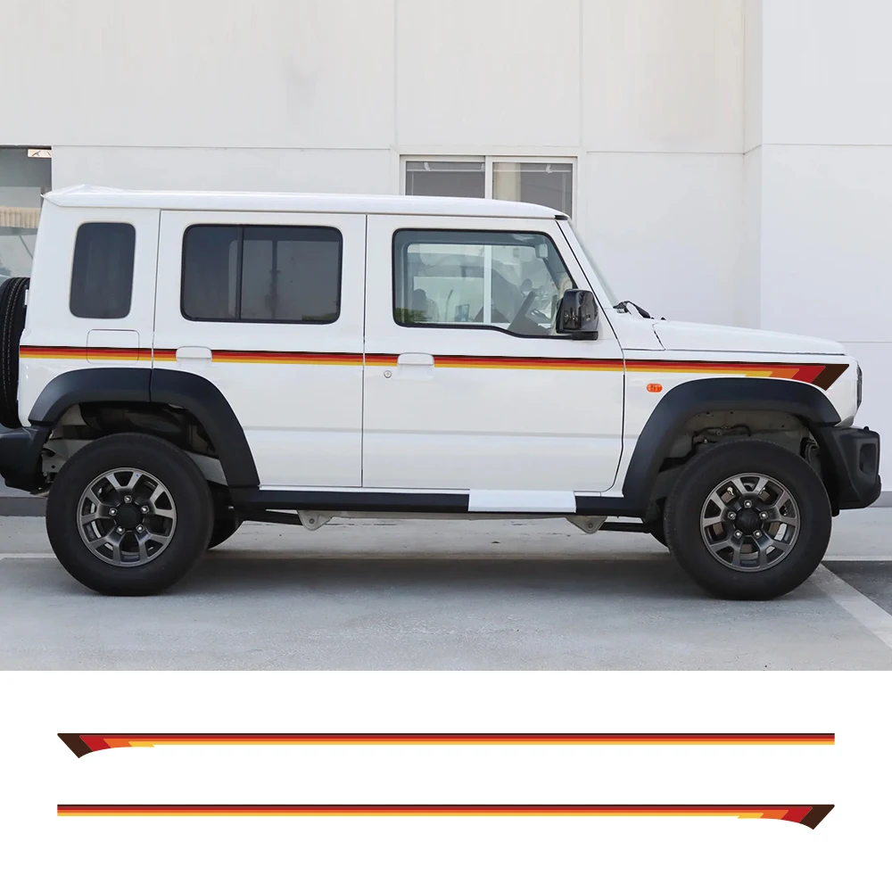 Для SUZUKI JIMNY 2023-20244 XL универсал Автомобильная дверь боковые наклейки Авто Боби полоса переводная наклейка комплект Водонепроницаемая виниловая пленка автомобильные аксессуары
Для SUZUKI JIMNY 2023-20244 XL универсал Автомобильная дверь боковые наклейки Авто Боби полоса переводная наклейка комплект Водонепроницаемая виниловая пленка автомобильные аксессуары