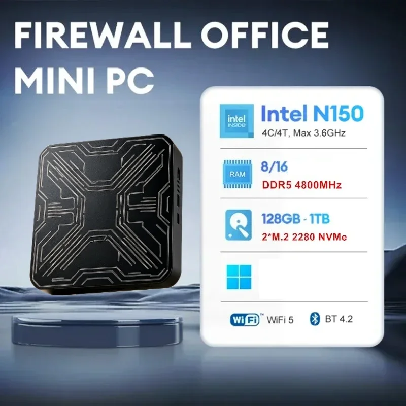 Intel Core N150 Portable Mini PC Gamer Mini Computer 16GB RAM 512GB 1TB SSD 1000M Ethernet Gaming PC Desktop
Intel Core N150 Portable Mini PC Gamer Mini Computer 16GB RAM 512GB 1TB SSD 1000M Ethernet Gaming PC Desktop