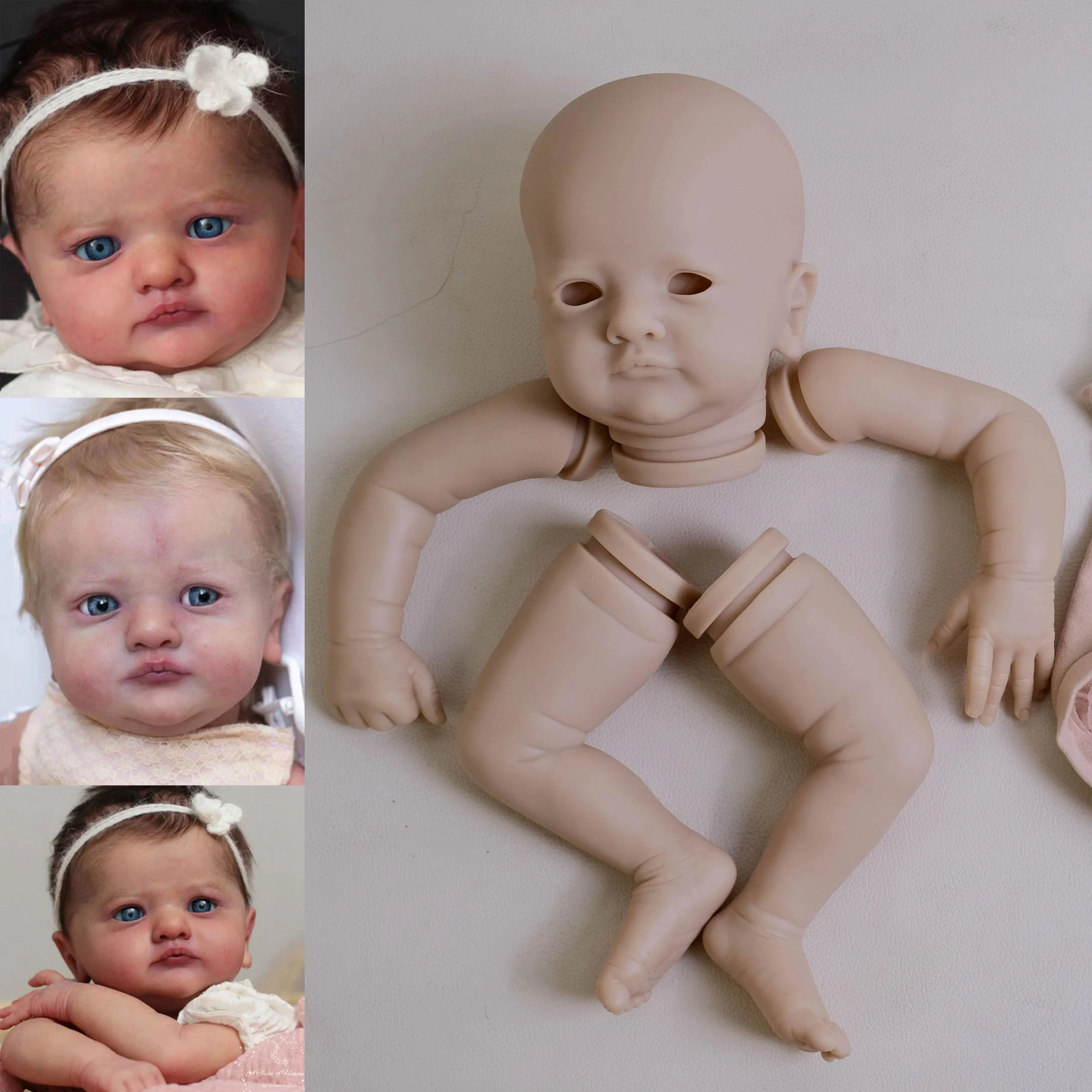 18inch Mila Limited Edition Reborn Doll Kit soft lifelike unpainted unfinished doll parts With Cloth Body Random Color Eye
18inch Mila Limited Edition Reborn Doll Kit soft lifelike unpainted unfinished doll parts With Cloth Body Random Color Eye
