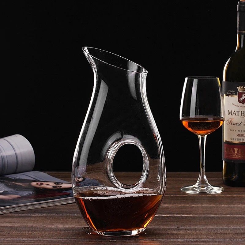 Hollow Circle Wine Decanter - Decant with Elegance lead-Free Crystal Clear Glass Red Wine Decanter Juice Container Wine Decanter
Hollow Circle Wine Decanter - Decant with Elegance lead-Free Crystal Clear Glass Red Wine Decanter Juice Container Wine Decanter