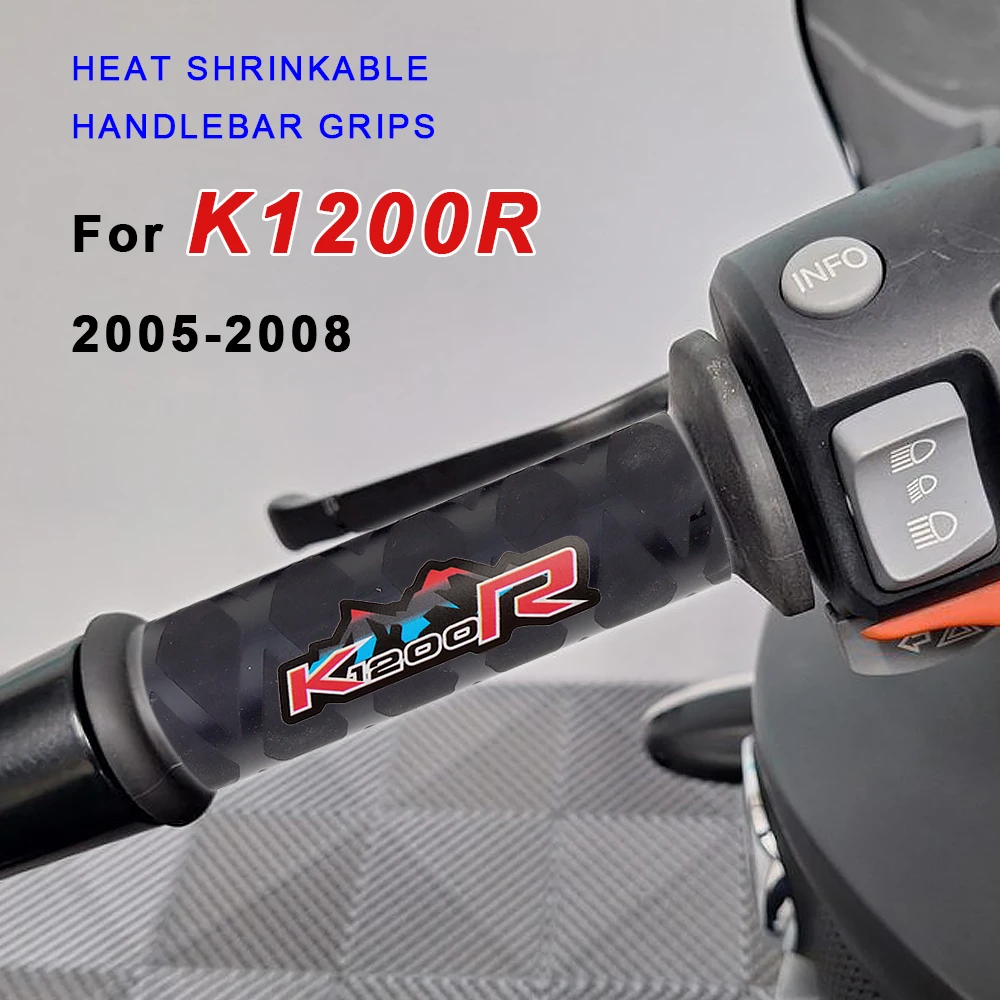 Non-slip Motorcycle Handlebar Grip Rubber Gloves Heat Shrinkable Grips Cover For BMW K1200R K 1200 R 1200R 2005-2008 Accessories
Non-slip Motorcycle Handlebar Grip Rubber Gloves Heat Shrinkable Grips Cover For BMW K1200R K 1200 R 1200R 2005-2008 Accessories