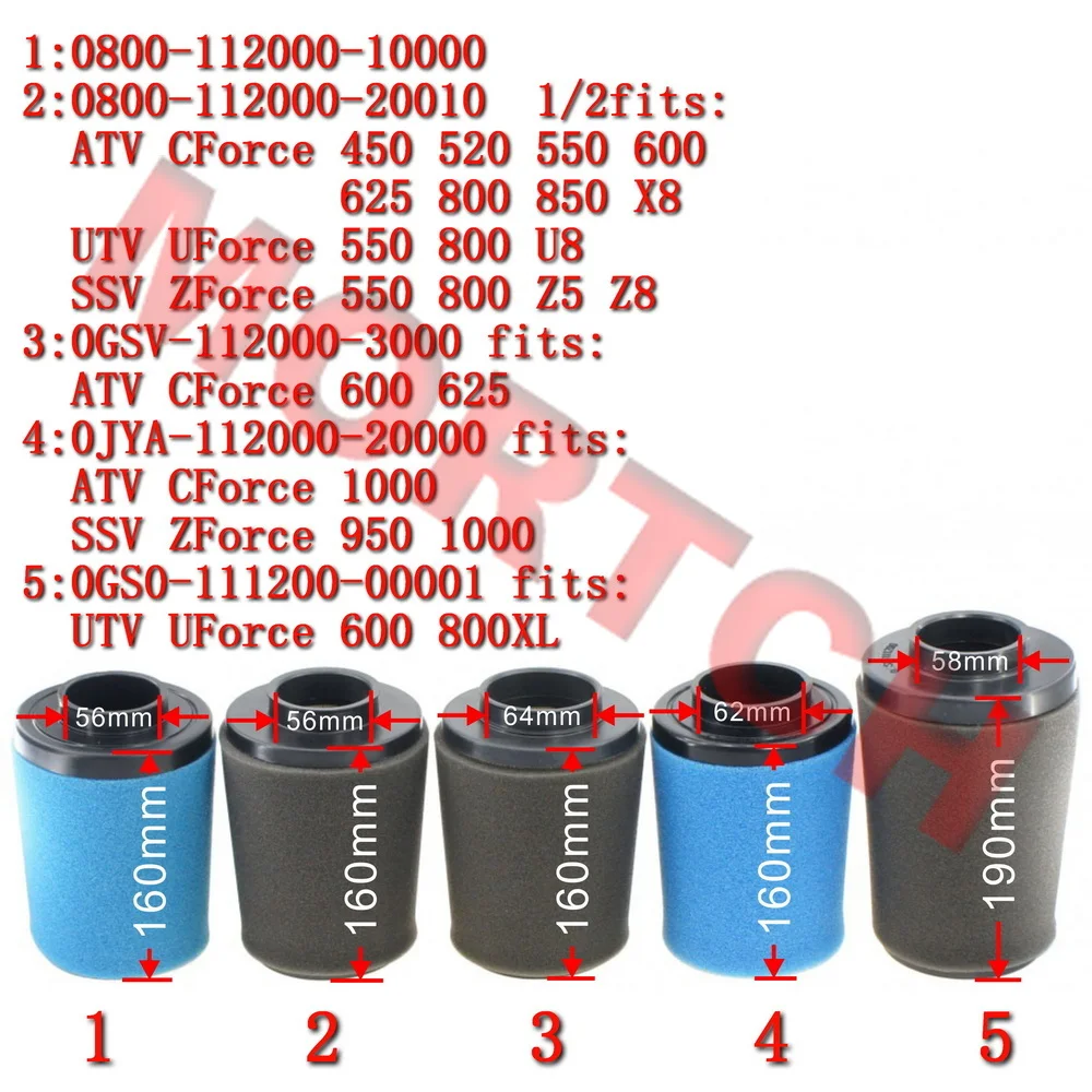 Air Filter Element Oil Filter Set 0GSV-112000-A For CF Moto ATV CF600ATR-2LC CF600ATR-2SC CF600AZ-3LA CF600AZ-3SA
Air Filter Element Oil Filter Set 0GSV-112000-A For CF Moto ATV CF600ATR-2LC CF600ATR-2SC CF600AZ-3LA CF600AZ-3SA