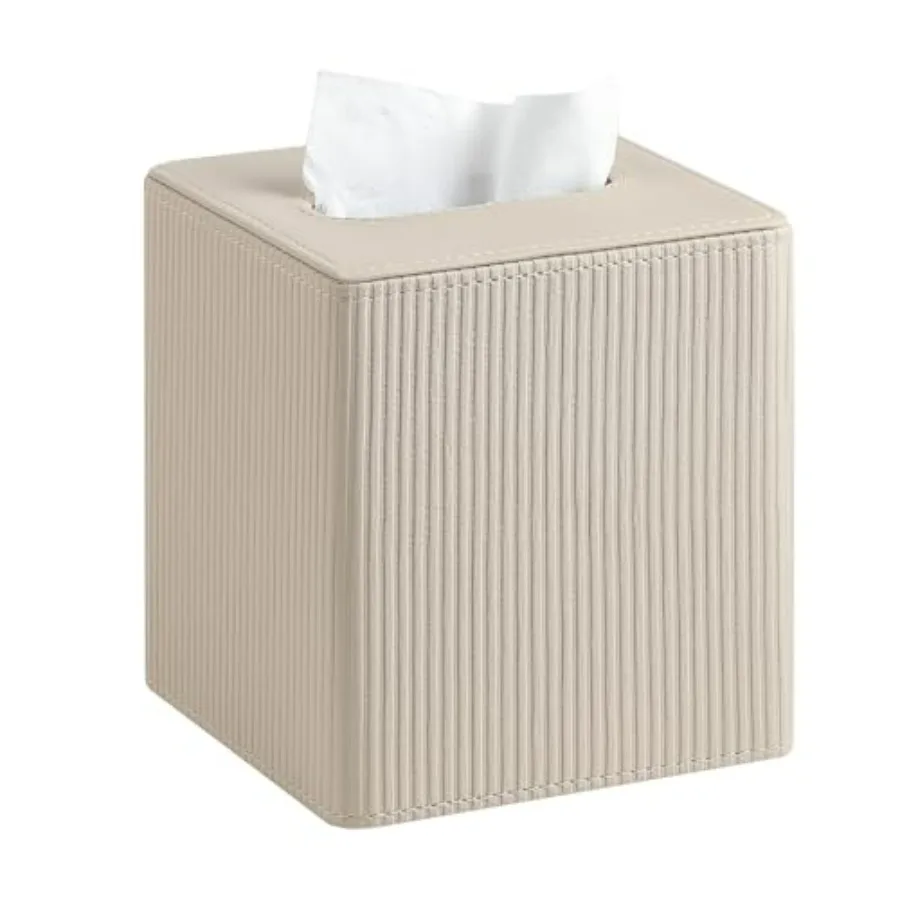 Tissue Box Cover Square with Magnetic Closure, PU Leather Tissue Box Holder for Bathroom NightStands Livingroom, Decorative Mod
Tissue Box Cover Square with Magnetic Closure, PU Leather Tissue Box Holder for Bathroom NightStands Livingroom, Decorative Mod