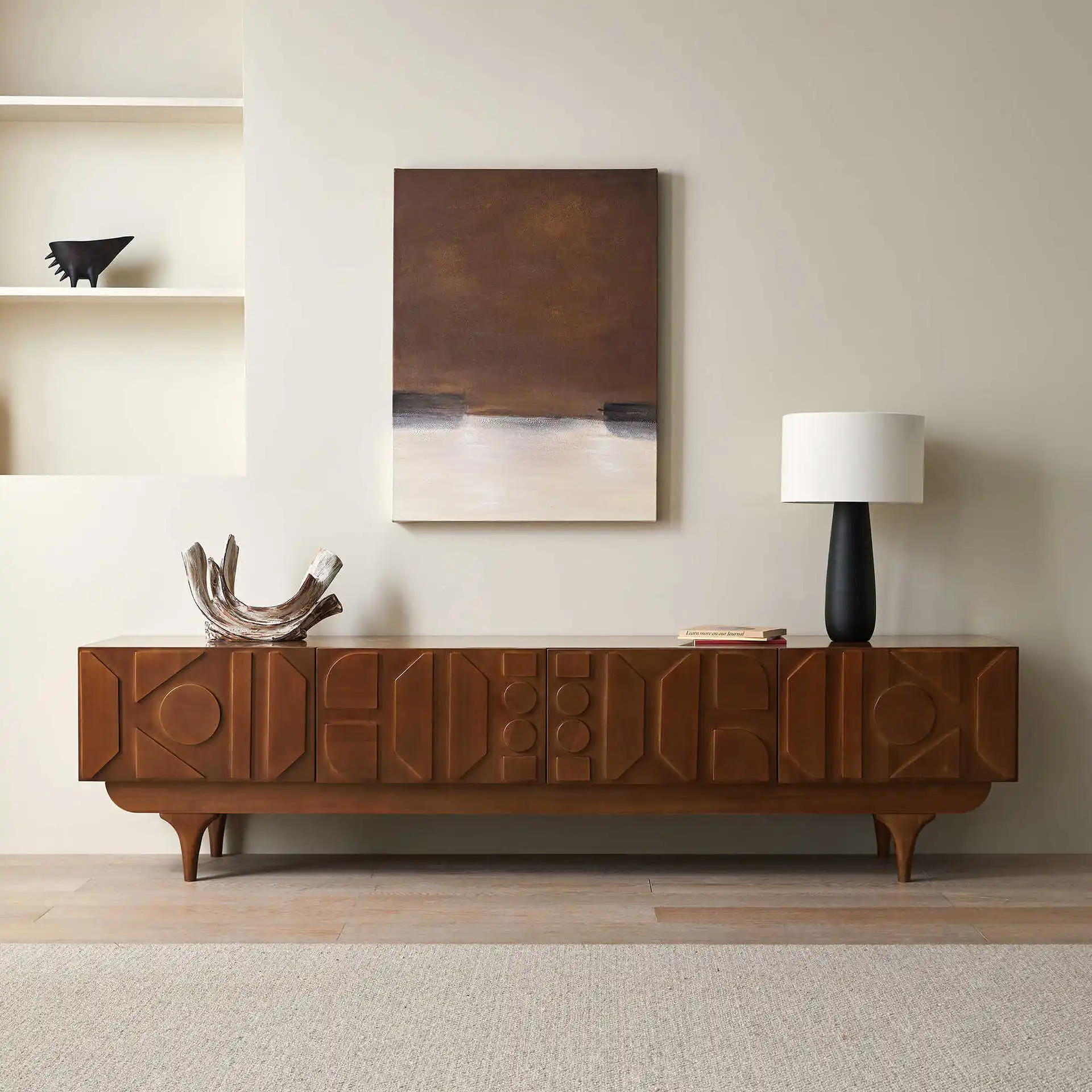 French retro small apartment living room solid wood TV cabinet Nordic simple modern engraving straight row medium ancient style
French retro small apartment living room solid wood TV cabinet Nordic simple modern engraving straight row medium ancient style