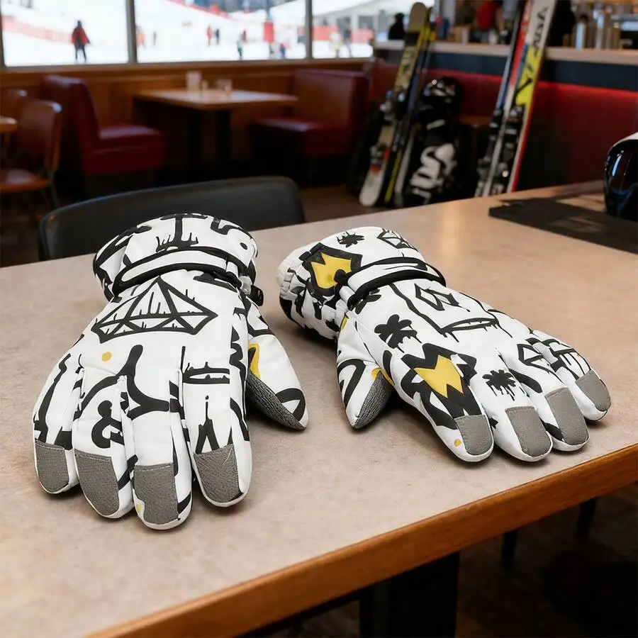 Winter Gloves For Women Cute Cartoon Print Waterproof Thermal Touchscreen Glove For Ski, Cycling, Hiking, Driving
Winter Gloves For Women Cute Cartoon Print Waterproof Thermal Touchscreen Glove For Ski, Cycling, Hiking, Driving