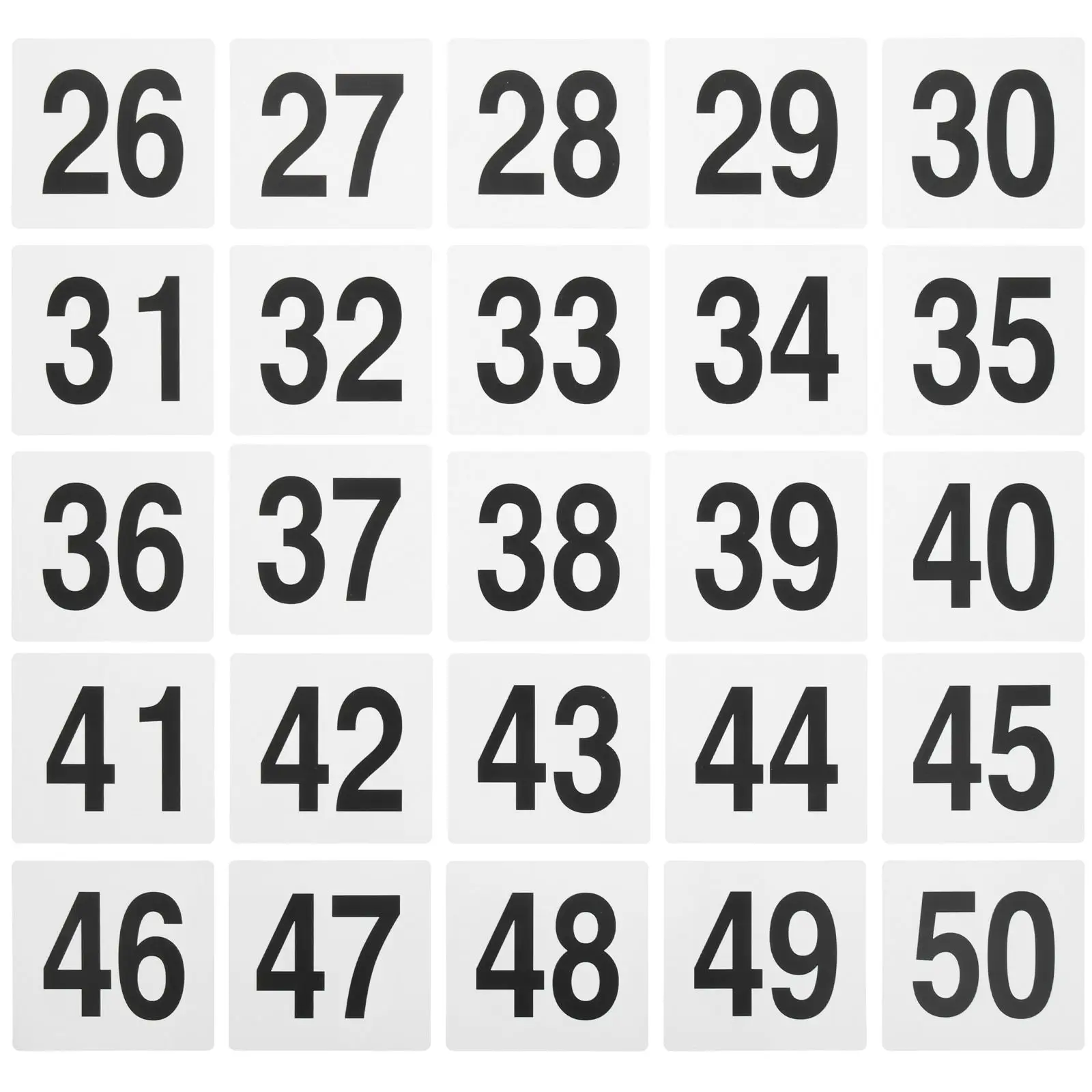 25pcs Table Number Plates White 1-25 for Wedding Reception Decor Reserved Signs Reusable Seating Cards Elegant Design Table
25pcs Table Number Plates White 1-25 for Wedding Reception Decor Reserved Signs Reusable Seating Cards Elegant Design Table