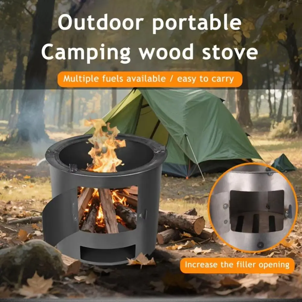 Thickened Wood Fire Stove Hand-held Stable Base Charcoal Stove Easy to Carry Camping Stove
Thickened Wood Fire Stove Hand-held Stable Base Charcoal Stove Easy to Carry Camping Stove
