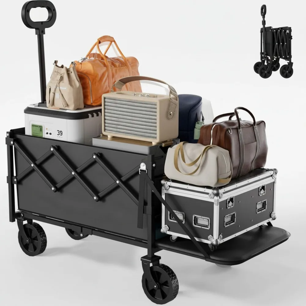 Heavy Duty Collapsible Wagon Cart 350LBS Capacity Foldable Portable Utility Cart for Camping Beach Garden Shopping
Heavy Duty Collapsible Wagon Cart 350LBS Capacity Foldable Portable Utility Cart for Camping Beach Garden Shopping