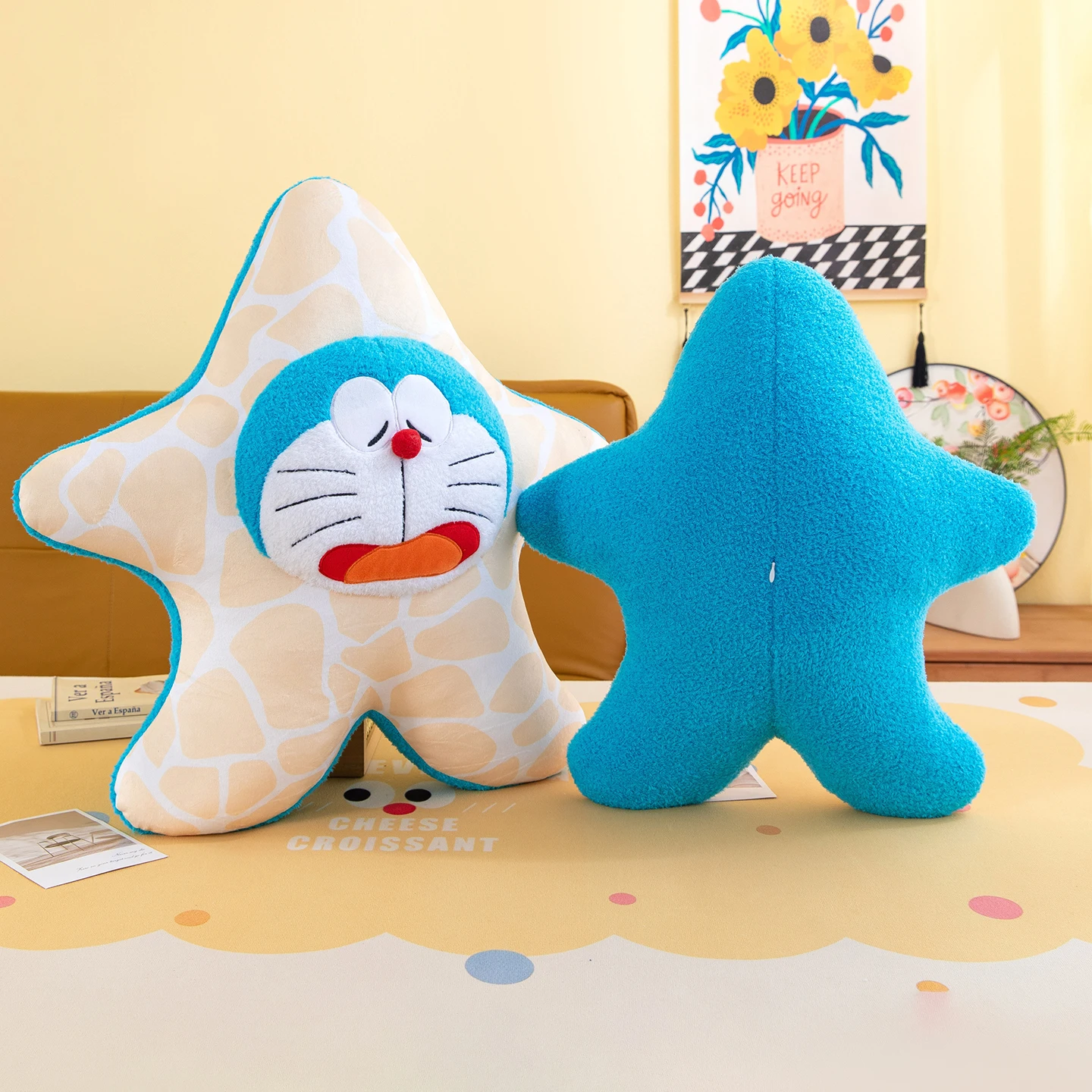 Large Size Cute Anime Doraemon Star Plush Pillow Two Sides Design Soft Fluffy Stuffed Toy for Bedroom Sofa Holiday Present
Large Size Cute Anime Doraemon Star Plush Pillow Two Sides Design Soft Fluffy Stuffed Toy for Bedroom Sofa Holiday Present