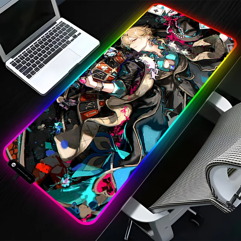 Светодиодный RGB коврик для мыши Настольный коврик Компьютерный игровой HD Коврик для клавиатуры Коврик для мыши Резиновый коврик Нескользящий коврик для мыши H-honkai Star Rail Aventurine
Светодиодный RGB коврик для мыши Настольный коврик Компьютерный игровой HD Коврик для клавиатуры Коврик для мыши Резиновый коврик Нескользящий коврик для мыши H-honkai Star Rail Aventurine