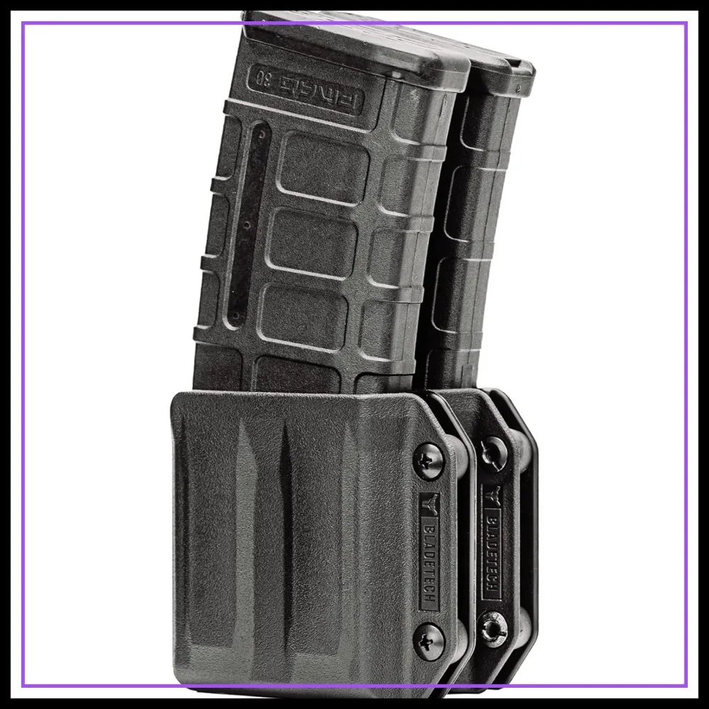 AR-15 / M4 / M16 Mag Pouch - 5.56mm Rifle Magazine Carrier with Tek-Lok Belt Attachment Clip
AR-15 / M4 / M16 Mag Pouch - 5.56mm Rifle Magazine Carrier with Tek-Lok Belt Attachment Clip