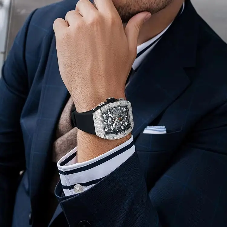 BONEST GATTI Мужские автоматические часы 52 мм Tonneau Механические наручные часы Сапфировый светящийся мультициферблат Месяц Неделя Дата Хрустальный безель
BONEST GATTI Мужские автоматические часы 52 мм Tonneau Механические наручные часы Сапфировый светящийся мультициферблат Месяц Неделя Дата Хрустальный безель