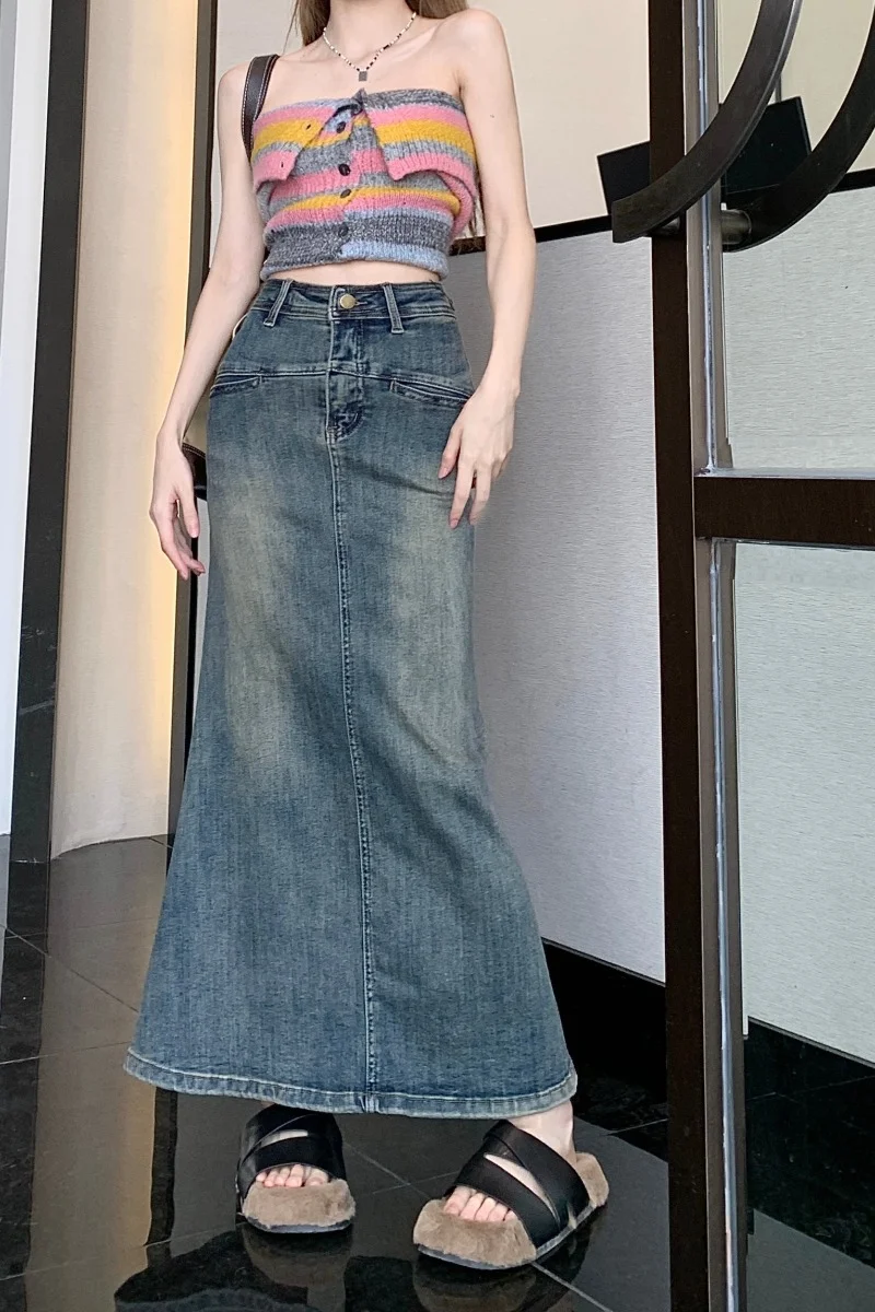 Free Shipping 2023 New Fashion Long Maxi Denim Jeans Skirts For Women S-XL High Waist Spring Summer Mermaid Style Fish Tail
Free Shipping 2023 New Fashion Long Maxi Denim Jeans Skirts For Women S-XL High Waist Spring Summer Mermaid Style Fish Tail