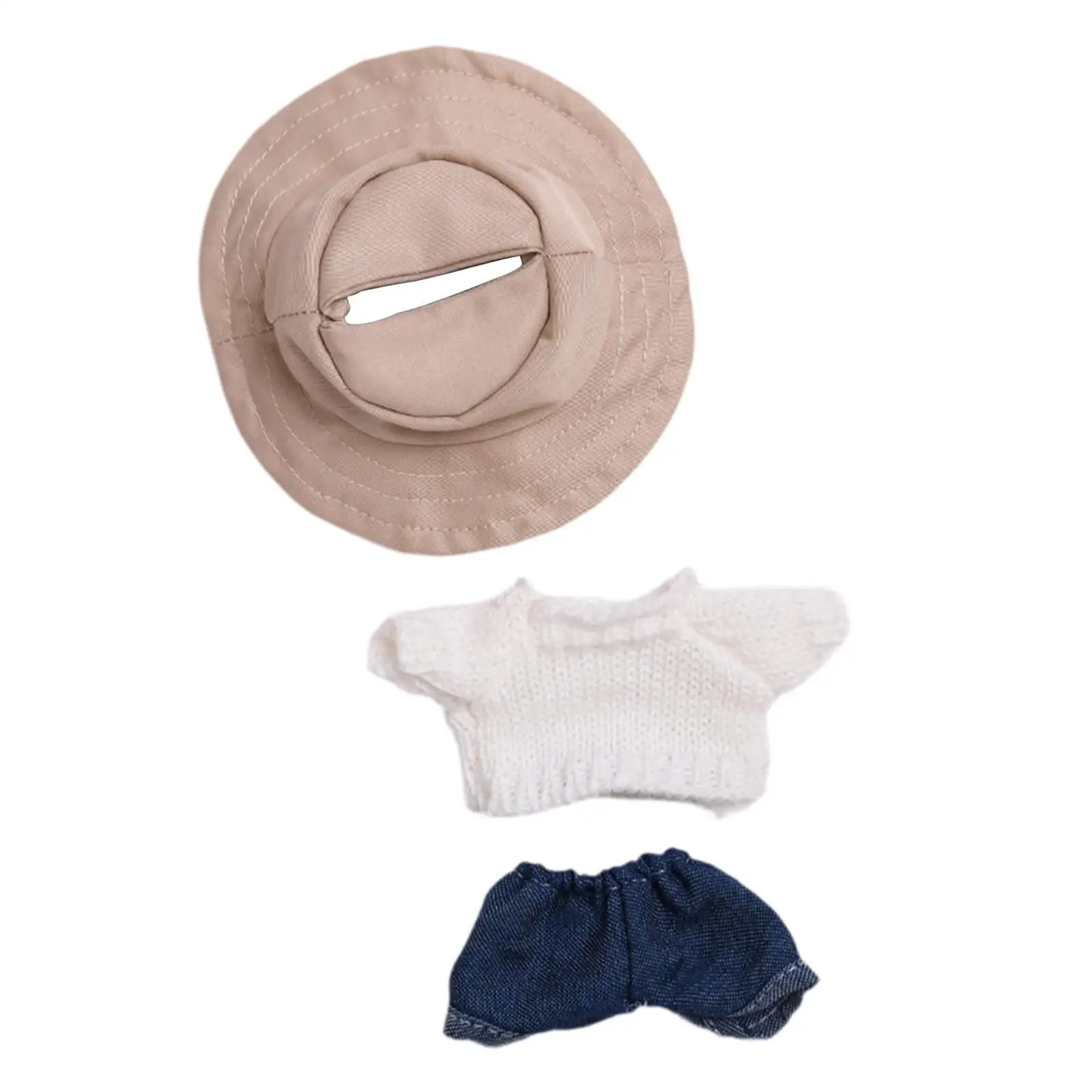 17cm Plush Doll Clothes Comfortable Cartoon Doll Enthusiasts Gifts Collectible Fashion Detachable Doll Outfit Khaki Hat Costumes
17cm Plush Doll Clothes Comfortable Cartoon Doll Enthusiasts Gifts Collectible Fashion Detachable Doll Outfit Khaki Hat Costumes