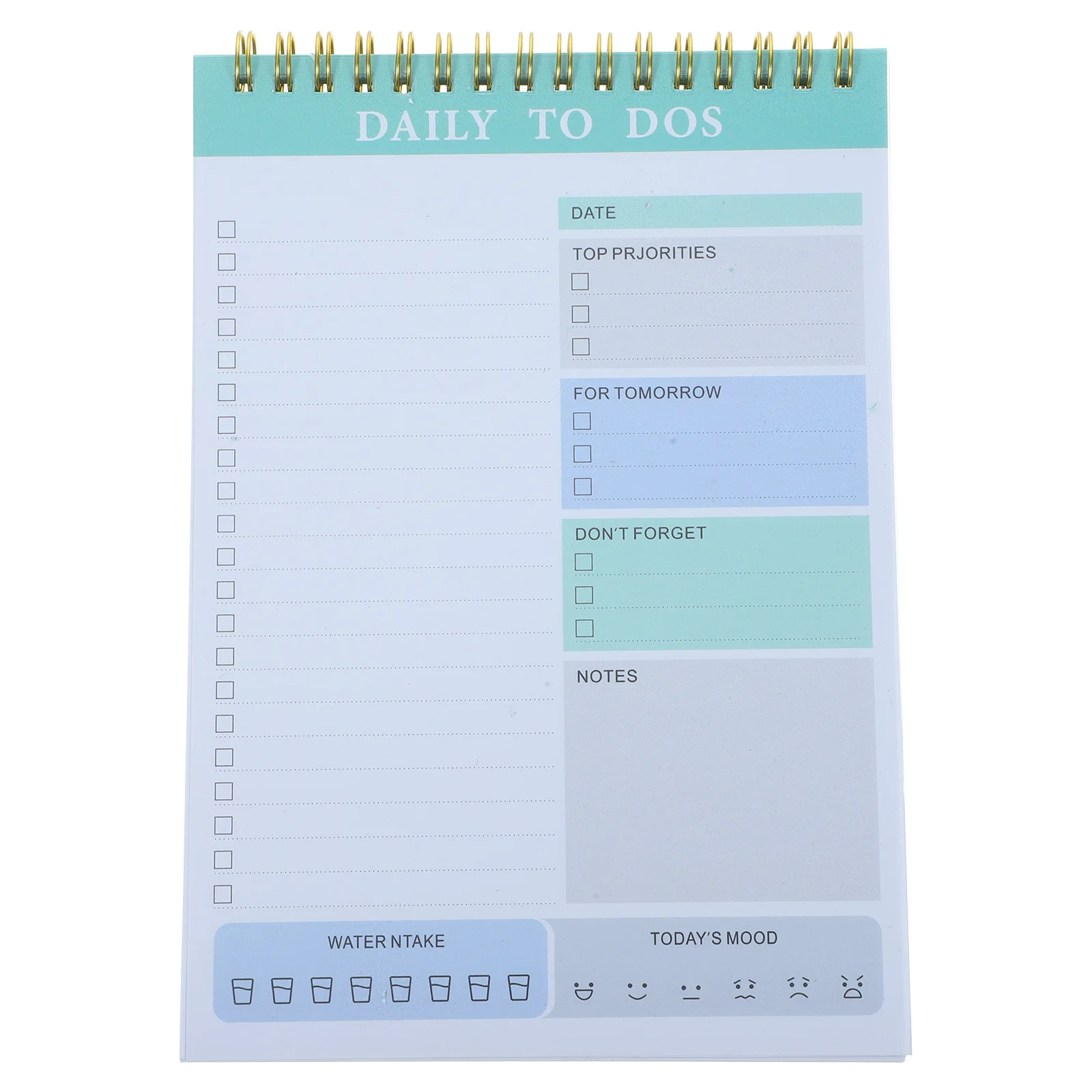 Double Coil Daily Planner Blue Notebook Tear Off Memo Pad for Planning Schedule Book Hourly Planner Meal Pad
Double Coil Daily Planner Blue Notebook Tear Off Memo Pad for Planning Schedule Book Hourly Planner Meal Pad