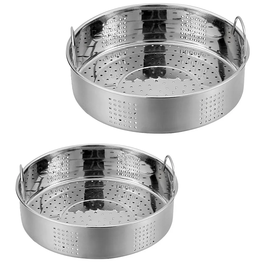 2Pcs Stainless Steel Steamer Basket Stackable Kitchen Steaming Insert Rack for Meat Seafood Dim Sum Vegetable Cooking
2Pcs Stainless Steel Steamer Basket Stackable Kitchen Steaming Insert Rack for Meat Seafood Dim Sum Vegetable Cooking