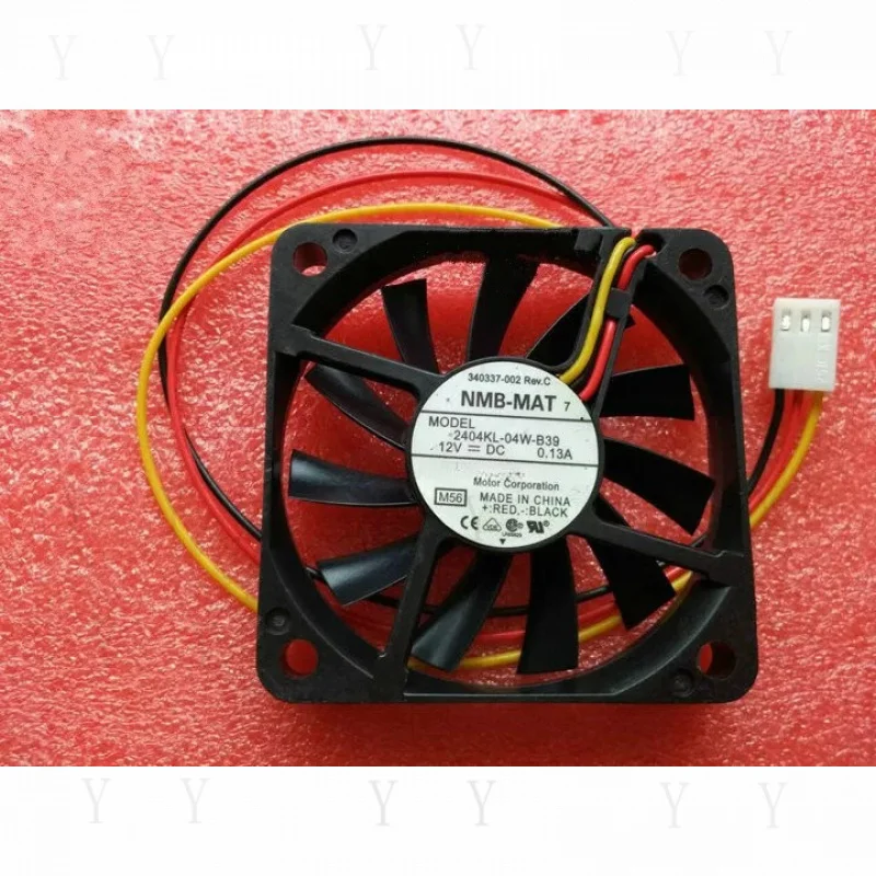 Y+ for NMB-MAT 2404KL-04W-B39 DC12V 0.13A 6010 6CM 3-Wire Cooling Fan
Y+ for NMB-MAT 2404KL-04W-B39 DC12V 0.13A 6010 6CM 3-Wire Cooling Fan