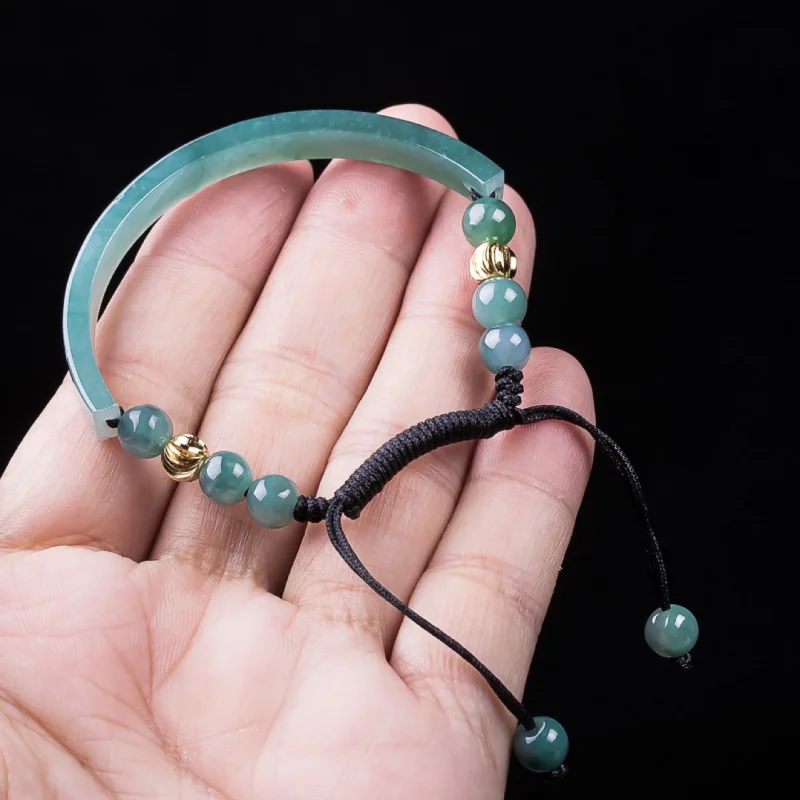 High-end natural , A-grade women's , blue water bracelet, ice jadeite fashion jewelry, j
High-end natural , A-grade women's , blue water bracelet, ice jadeite fashion jewelry, j