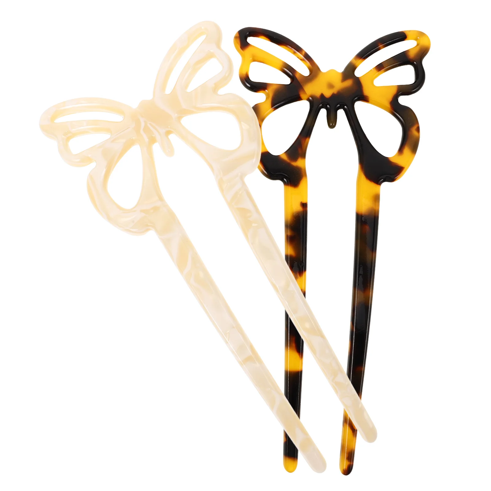 2pcs Set Retro Butterfly Shaped French Pins for Buns Decorative Butterflies Hair Forks Acetate Hair Accessories Wide Uses
2pcs Set Retro Butterfly Shaped French Pins for Buns Decorative Butterflies Hair Forks Acetate Hair Accessories Wide Uses