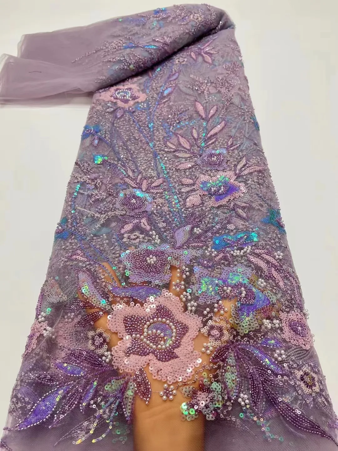 Luxurious African Groom Lace Fabric 2023 High Quality Beaded Material Nigerian French Sequins Lace Fabric For Wedding
Luxurious African Groom Lace Fabric 2023 High Quality Beaded Material Nigerian French Sequins Lace Fabric For Wedding