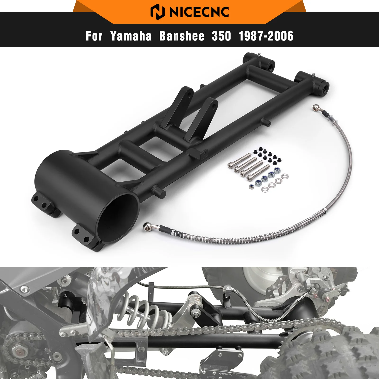 NICECNC For Yamaha Raptor 700 ATV 6" Extended Rear Swingarm For Yamaha Raptor 700R Raptor 700SE 2006-2025 2024 1S3-22110-00-00
NICECNC For Yamaha Raptor 700 ATV 6" Extended Rear Swingarm For Yamaha Raptor 700R Raptor 700SE 2006-2025 2024 1S3-22110-00-00