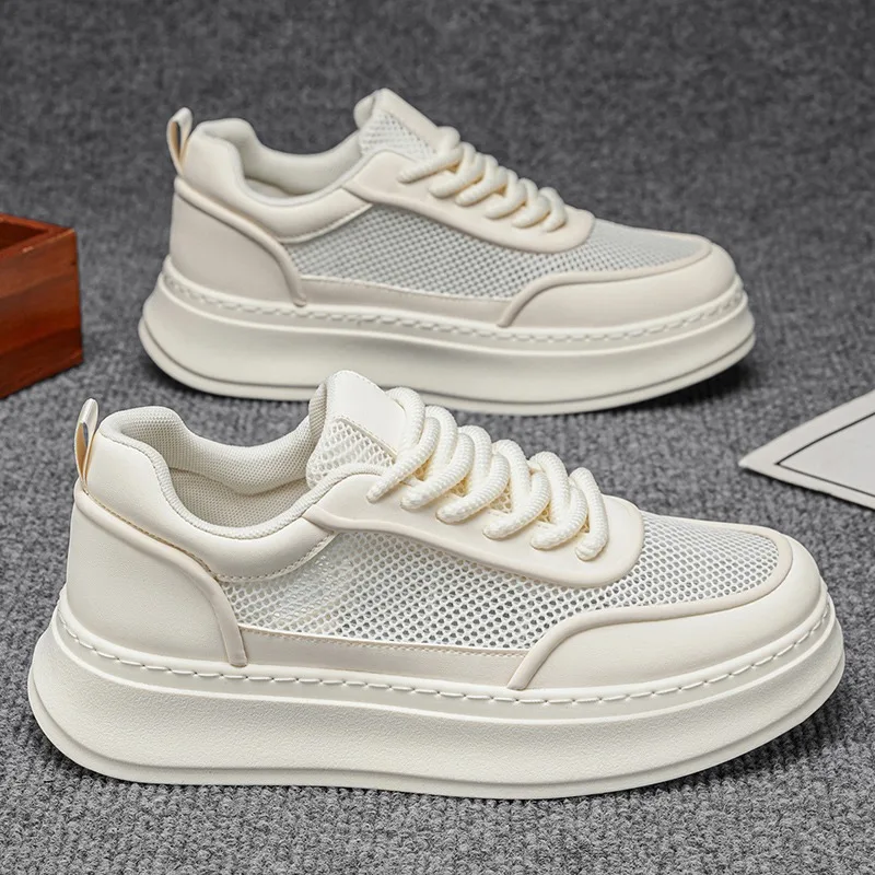 2026 Men's Mesh Breathable Casual Sneakers Thick Sole Height Increasing Lightweight Walking Shoes for Office Use
2026 Men's Mesh Breathable Casual Sneakers Thick Sole Height Increasing Lightweight Walking Shoes for Office Use