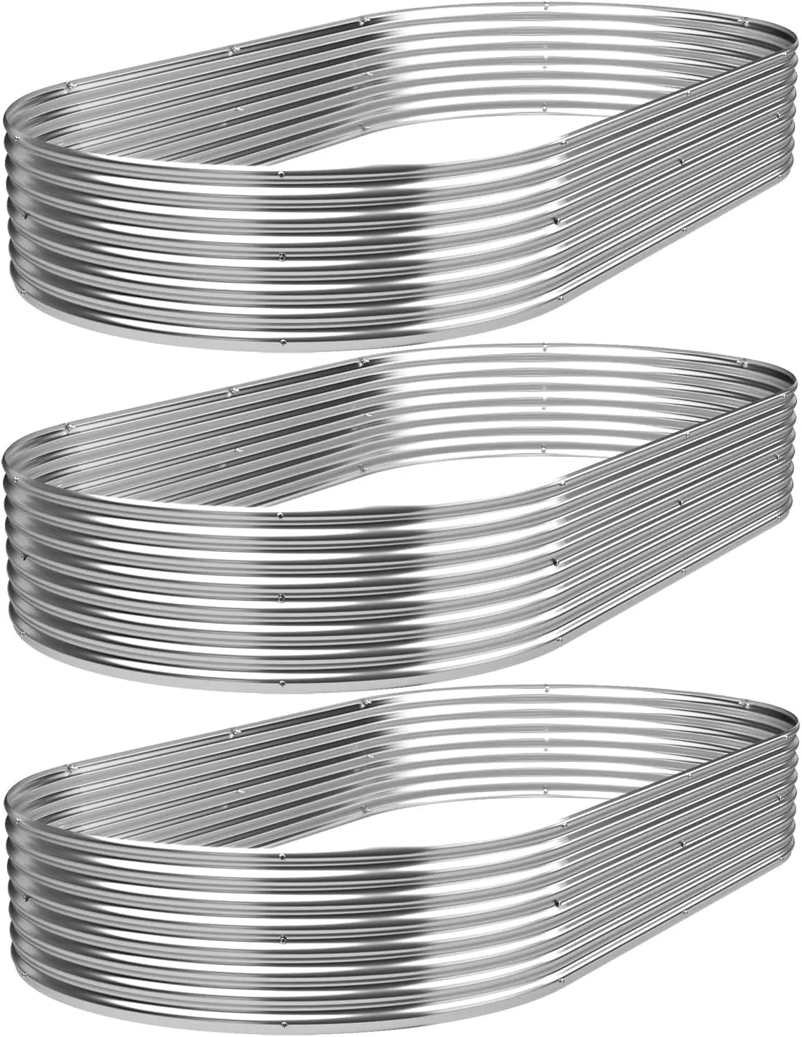 3 Pack 8x4FT Galvanized Raised Garden Bed Outdoor,Metal Garden Bed for Vegetables,Steel Raised Beds for Gardening,Above Ground G
3 Pack 8x4FT Galvanized Raised Garden Bed Outdoor,Metal Garden Bed for Vegetables,Steel Raised Beds for Gardening,Above Ground G